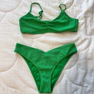 Vibrant Green Bikini Set